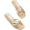 image:imagekate spade new york Carolina Patent Leather Kitten Heel SandalsLight Gold