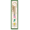 image:imagekate spade new york Colorful Metal Ink Pen Key Fob Black Ink Ballpoint Keychain Pen Joyful GardenPainterly Bouquet