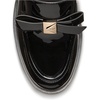 image:imagekate spade new york Deco Bow Patent Leather Heeled LoafersBlack Leather