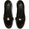 image:imagekate spade new york Deco Bow Patent Leather Heeled LoafersBlack Leather
