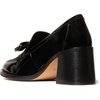 image:imagekate spade new york Deco Bow Patent Leather Heeled LoafersBlack Leather