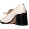 image:imagekate spade new york Deco Bow Patent Leather Heeled LoafersCashew Milk Leather