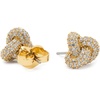 image:imagekate spade new york Double Knot Pave StudsPave Gold