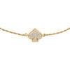 image:imagekate spade new york Everyday Spade Slider BraceletClearGold Pave