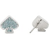 image:imagekate spade new york Everyday Spade StudsBlueSilver Pave