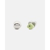 image:imagekate spade new york Geo Pop Asymmetrical StudsBosc PearSilver Heart