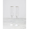 image:imagekate spade new york Glass Champagne Flutes Happily Ever After Toasting Flutes Set of 2 Champagne Glasses 6Oz GlassCrystal Hand Wash Cheers Wedding Essentials Mr and Mrs Wedding Gifts 2 PieceToasting Flutes