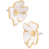 image:imagekate spade new york Golden Bloom Flower StudsWhite