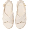 image:imagekate spade new york Halo Smooth Leather Criss Cross Lug SandalCream