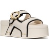 image:imagekate spade new york Halo Suede Platform Footbed SandalCreamBlack Crochet
