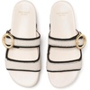 image:imagekate spade new york Halo Suede Platform Footbed SandalCreamBlack Crochet