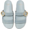 image:imagekate spade new york Halo Suede Platform Footbed SandalExtra Light Denim