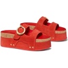 image:imagekate spade new york Halo Suede Platform Footbed SandalHeirloom Tomato Suede