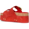 image:imagekate spade new york Halo Suede Platform Footbed SandalHeirloom Tomato Suede