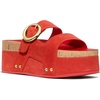 image:imagekate spade new york Halo Suede Platform Footbed SandalHeirloom Tomato Suede