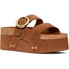 image:imagekate spade new york Halo Suede Platform Footbed SandalSaddle Suede