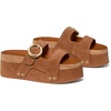 image:imagekate spade new york Halo Suede Platform Footbed SandalSaddle Suede