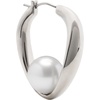 image:imagekate spade new york Harmony HoopsCreamSilver Hoops