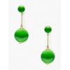image:imagekate spade new york Have a Ball Linear EarringsKate Spade Green