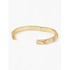 image:imagekate spade new york Heritage Bloom Hinged BangleCreamGold