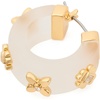 image:imagekate spade new york Heritage Bloom HoopsClearGold