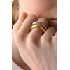 image:imagekate spade new york Interlock RingSilver Gold
