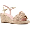 image:imagekate spade new york Leandra Raffia Espadrille Wedge SandalNaturalPale Gold