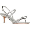 image:imagekate spade new york Loop Metallic Leather Kitten Heel SandalSilver