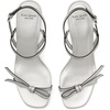image:imagekate spade new york Loop Metallic Leather Kitten Heel SandalSilver