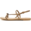 image:imagekate spade new york Loop Smooth Leather Flat SandalBeach Sand