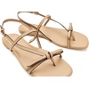 image:imagekate spade new york Loop Smooth Leather Flat SandalBeach Sand