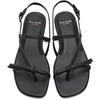 image:imagekate spade new york Loop Smooth Leather Flat SandalBlack