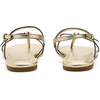 image:imagekate spade new york Loop Smooth Leather Flat SandalMetallic Pale Gold