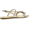 image:imagekate spade new york Loop Smooth Leather Flat SandalMetallic Pale Gold