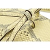 image:imagekate spade new york Loop Smooth Leather Flat SandalSnakeskin Pale Citron