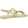 image:imagekate spade new york Loop Smooth Leather Flat SandalSnakeskin Pale Citron