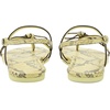 image:imagekate spade new york Loop Smooth Leather Flat SandalSnakeskin Pale Citron