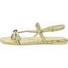 image:imagekate spade new york Loop Smooth Leather Flat SandalSnakeskin Pale Citron
