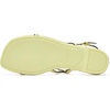 image:imagekate spade new york Loop Smooth Leather Flat SandalSnakeskin Pale Citron