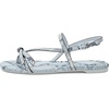 image:imagekate spade new york Loop Smooth Leather Flat SandalSnakeskin Pale Sapphirine