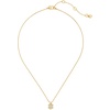 image:imagekate spade new york Lucky Charm NecklaceClearGold Clover