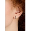 image:imagekate spade new york Meant To Be Fine Jewelry EarringsSilver Diamond Huggies