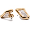 image:imagekate spade new york Molten Glass Statement StudsClearGold