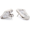 image:imagekate spade new york Molten Glass Statement StudsClearSilver