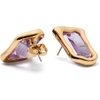 image:imagekate spade new york Molten Glass Statement StudsLight Amethyst