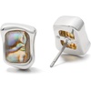 image:imagekate spade new york Molten Glass StudsAbaloneSilver