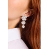 image:imagekate spade new york Poppy Power Linear Earrings ClearSilver One Size