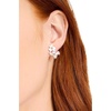 image:imagekate spade new york Precious Pansy Cluster EarringsCreamSilver Studs
