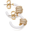 image:imagekate spade new york Ropes amp Knots Pave HuggiesClearWhite