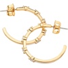 image:imagekate spade new york Set in Stone HoopsClearGold